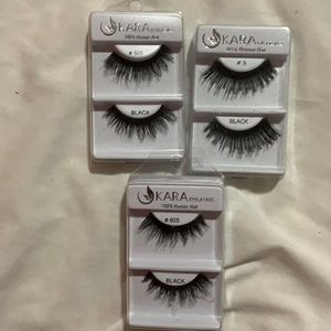 Set of 3 fake lashes